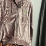 BCBGMAXAZRIA  Pink Misted Grape Velour Tracksuit XL Photo 6