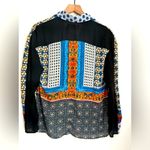 Clover Canyon  women long sleeve printed blouse artsy whimsical modest Office S Photo 1