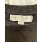 Spiritual Gangster Womens Size S  Tulip Back Crewneck Dark Brown EUC Photo 1