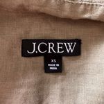 J.Crew - Utility Linen Shirt Dress in Olive Green Sz Xs Photo 7