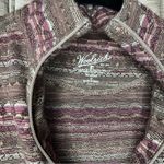 Woolrich  Half Zip Cotton Brown & Pink Printed Lightweight Pullover Photo 6