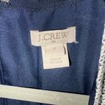 J.Crew Eyelet Lace Tweed Sheath Dress | Navy White Grey Sleeveless Tank | Size 2 Photo 3