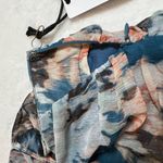 Amuse Society Cape Frio Floral Print Skirt w/ Ruched Side Slits Size Small NEW Photo 4