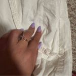 Intermix  White Wide-Leg Pants Flare- Size 2 Photo 5