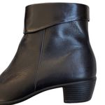 Ecco EUC  Leather Ankle Boots Black Size 8 - 8.5 Photo 2