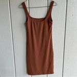 Aritzia NWOT Wilfred Lydia Bodycon Ruched Dress in Epicurean Brown Size S Photo 6