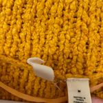 Anthropologie  Moth Juliette Turtleneck Sweater Mango Mustard Yellow Size Medium Photo 5