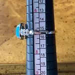 Sleeping Beauty Turquoise Sterling Silver Ring Size 7 Blue Photo 8