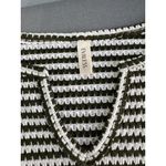 Evaless Green‎ & Cream Striped Textured Knit Top Size L Green Size L Photo 4