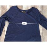 Lilly Pulitzer Surfcrest Rolled Sleeve Knit Swing Dress Navy Blue sz MEDIUM Photo 5