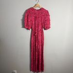 Boden Yoke Detail Floral Jersey Midi Dress Women's 10L Gin Fizz Pink Boho Chic Size undefined Photo 5