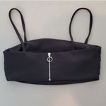 ZARA NWOT!  Black Pleated Crop Top Photo 1