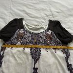 Axes Femme gem and lace print dress with beaded neckline details Black Size M Photo 6