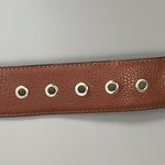 Michael Kors Pebbled Brown Leather Belt Size Medium Photo 6