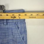 Loft Monroe Shorts Womens 14 Blue Cotton Preppy Coastal Grandma Capsule Parisian Photo 3