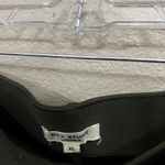 Max Studio  Olive Green Maxi Skirt Size XL Pull On Elastic Waist Pockets Stretch Photo 3