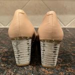 Calvin Klein Leather Nude Heels with Snake detail Photo 6