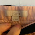 Loft Ann Taylor Pink Eyelet Skirt with Black Waistband Photo 6