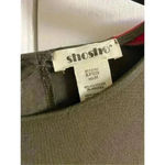 SHOSHO WOMEN'S Olive Green Shirt Sleeve Elastic Waist Jumpsuit, NWT, Medium. Photo 4