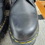 Dr. Martens Dr. Marttens AUDRICK HARDWARE LEATHER PLATFORM SHOE Women 8 Black Nappa Lux Punk Photo 11