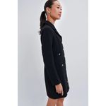 NWT Tuckernuck POMANDER PLACE Stacy in Noir Black Tweed Mini Dress XXL Photo 2