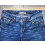 Buckle BKE Harper Straight Leg Jeans Women's SZ 30 Blue Denim Stretch Mid Rise Western Photo 6