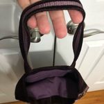 Old Navy eggplant purple Butterfly ribbon velvet shoulder bag tote ornate boho Photo 6