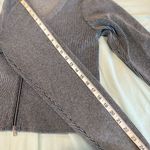 Wild Fable Women's XXL Zip-Front Navy & White Ribbed Cardigan Thick Sweater. Photo 5