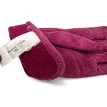 Isotoner  ARIS Vintage 90's Pink Suede Gloves Womens Mittens Cold Weather Lined Photo 4