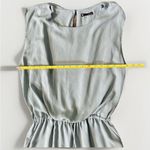 Krisa Revolve   Sleeveless Green Drop Waist Quiet Luxury‎ Mini Dress Pockets  L Photo 6