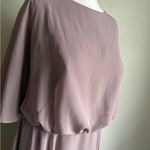 Duntery Addison Dusk Lilac Long Flutter Sleeve Chiffon Tie Back Gown Women 14/16 Purple Photo 1
