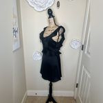 Hello Molly NTM:  Sold Out Online Black Ruffled Halifax Mini Dress in Sz Small Photo 6