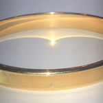 Monet  Vintage Gold Tone Textured Retro Classic Boho Bangle Bracelet Photo 0