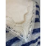 Grannycore Cottagecore Sweater Shirt M Lace V Photo 5