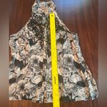 Kenar 100% Silk Halter Neck Floral Blouse - Medium Photo 4