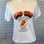 The Rolling Stones  T-Shirt White-S/M Photo 0