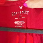 American Eagle  Red Soft and Sexy Long Sleeve Shirt. Size small Photo 2