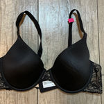 NWT Self Expressions by Maidenform Black Lace Trim Underwire Bra 36D Size undefined Photo 0