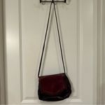 Vintage Ottorino Bossi iItalian Leather Crossbody Purse Small Handbag Purple Bag Photo 1