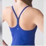 Lululemon Power Y Tank Padded Sapphire Blue Athletic Size 6 Photo 1