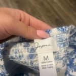 Japna  Blue Floral Ruffle Skirt Photo 2