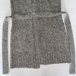 Athleta Wool Blend Sweater Vest Sz XXS Gray Belted Cardigan Sleeveless Collared Photo 8