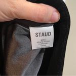 STAUD Velvet Tosca Straight Trouser Pants Black Size 4 Photo 8