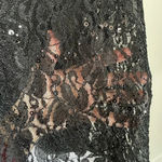 Miss Cristina 2pcs dress and lace cape set with sequins 2 in 1 dress black XL Photo 4