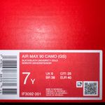 Nike New Air Max 90 GS Black University Gold Camo Photo 9