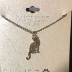 Silver companions cat lovers necklace​ Photo 0