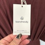 SeamsFriendly Cotton Flax Ankle Length Pleated Flared Dress Brown Size undefined Photo 10