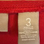  Blouse Women's Size XL Lace Eyelet‎ Office Business Red Chicos 3 Photo 2