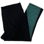 GapFit Workout Yoga Capri Leggings Striped Black L Photo 1