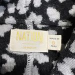 Nation Ltd  Kelly Blazer‎ Leopard Cardigan Sweater Wool Blend Sz Small Thick Knit Photo 5